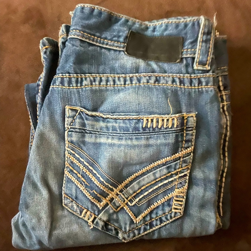 Mens Jeans Buckle Black